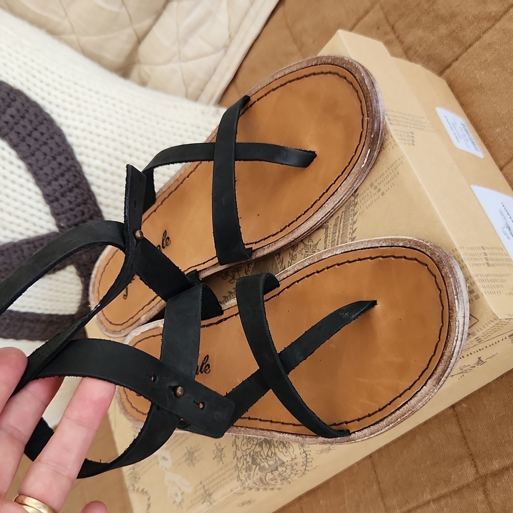 Free People Landing Asymmetrical Sandal
